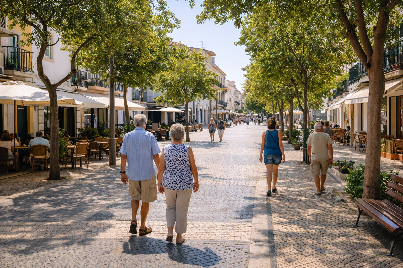 Caminhabilidade no Algarve: onde dá para viver realmente a pé