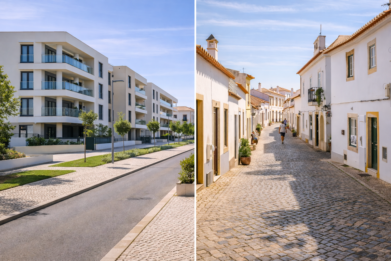 Urbanização nova ou bairro tradicional: o que pesa mais no Algarve