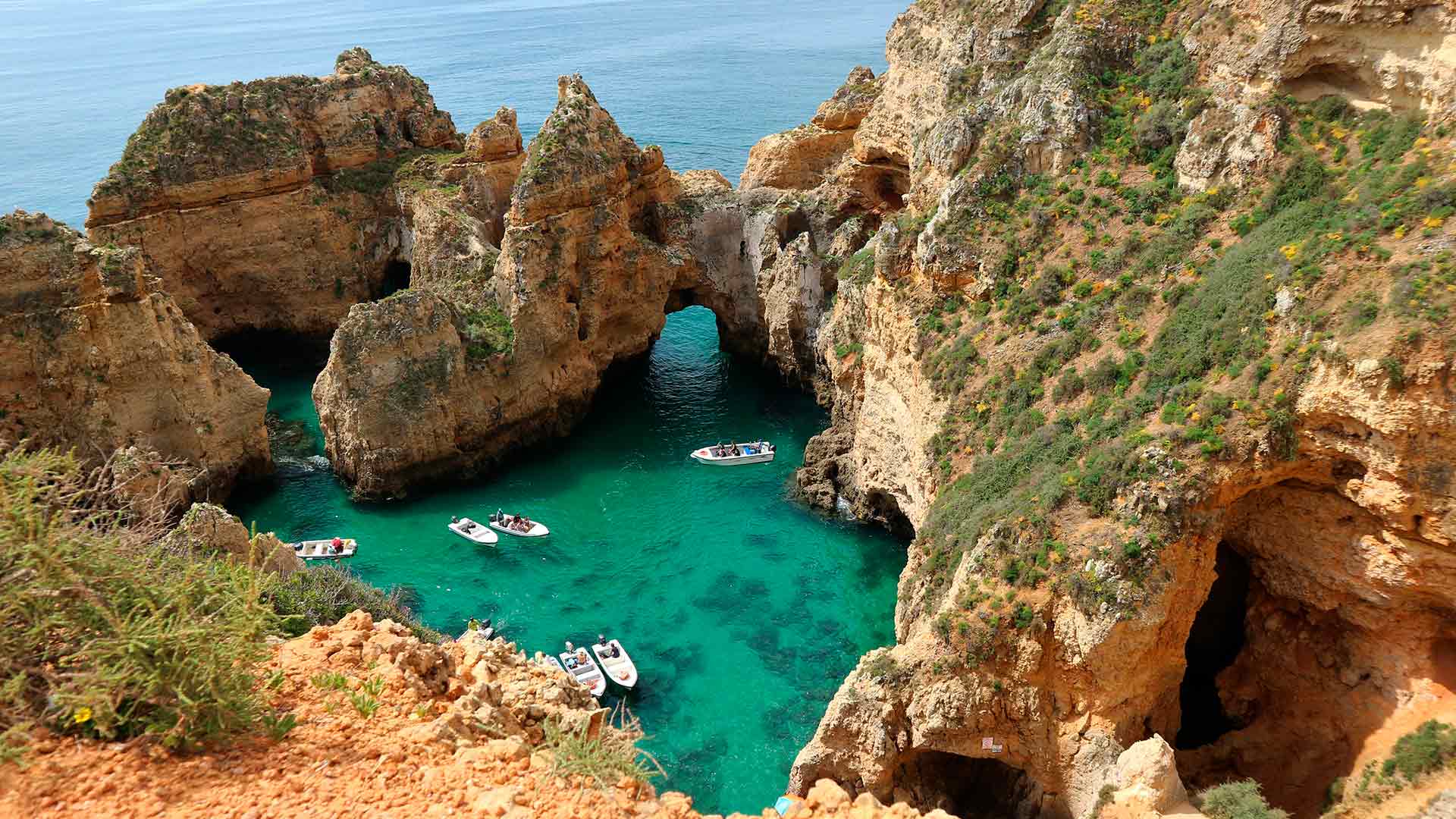 Lagos - Atração - Ponta da Piedade - 1920x1080